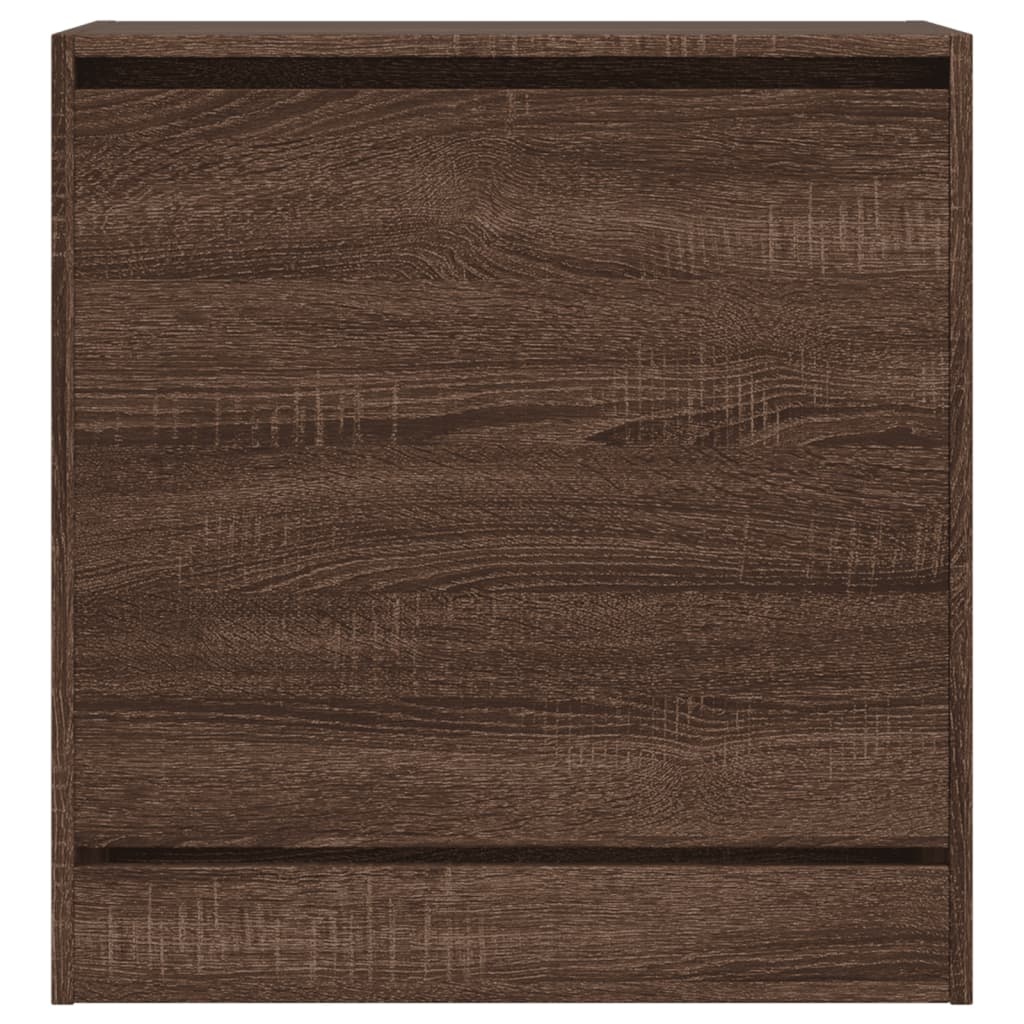 VidaXL Schoenenkast 60x34x63,5 cm bewerkt hout bruineikenkleurig