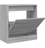 VidaXL Schoenenkast 60x34x63,5 cm bewerkt hout grijs sonoma eikenkleur