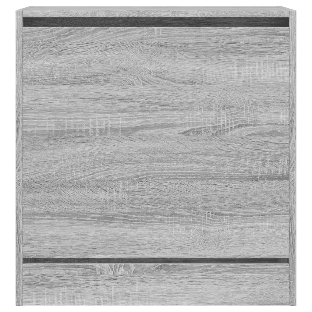 VidaXL Schoenenkast 60x34x63,5 cm bewerkt hout grijs sonoma eikenkleur