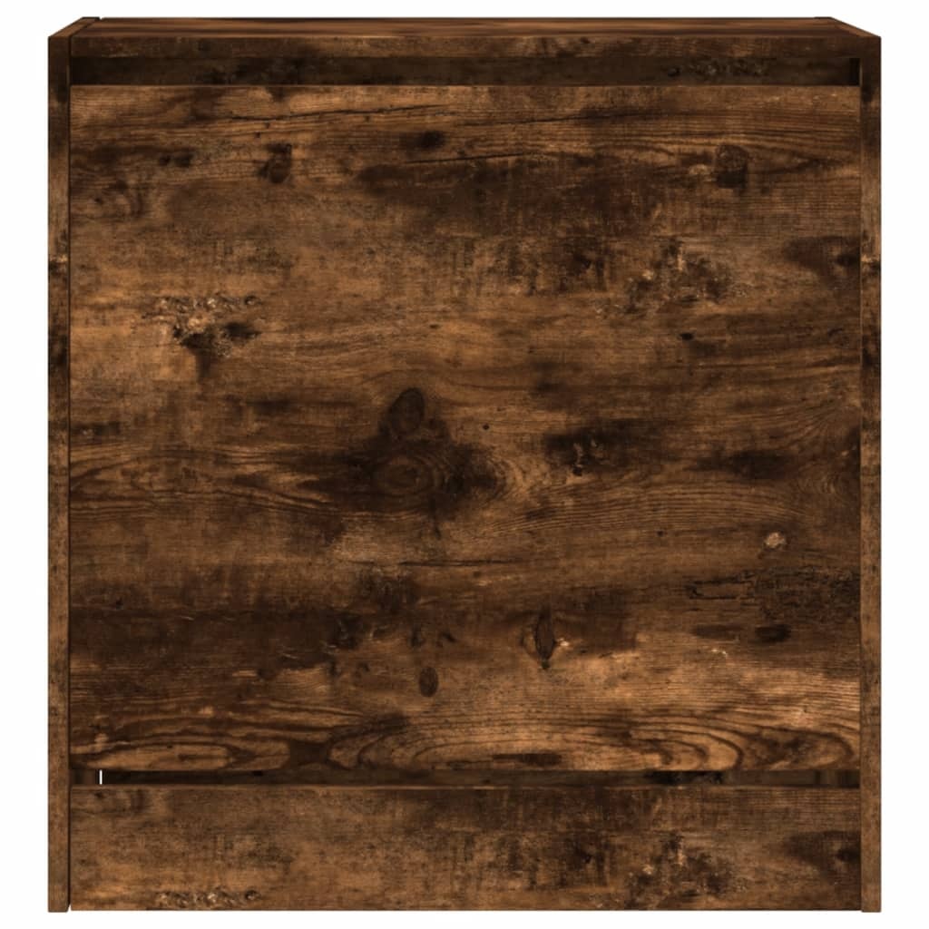 VidaXL Schoenenkast 60x34x63,5 cm bewerkt hout gerookt eikenkleurig