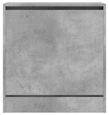 VidaXL Schoenenkast 60x34x63,5 cm bewerkt hout betongrijs