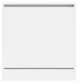 VidaXL Schoenenkast 60x34x63,5 cm bewerkt hout wit