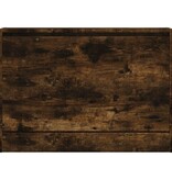 vidaXL Schoenenkast 80x21x57 cm bewerkt hout gerookt eikenkleurig