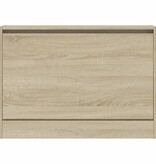 VidaXL Schoenenkast 80x21x57 cm bewerkt hout sonoma eikenkleurig
