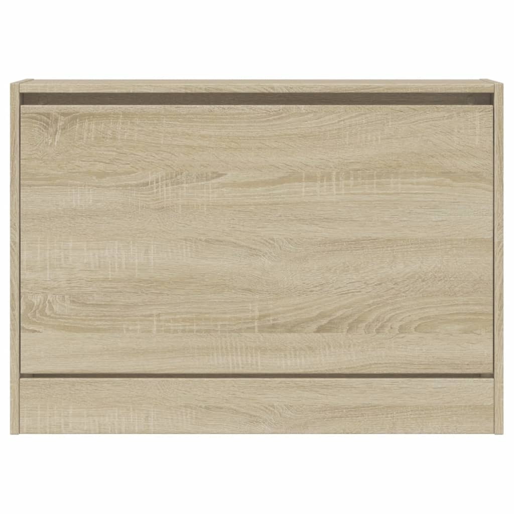 VidaXL Schoenenkast 80x21x57 cm bewerkt hout sonoma eikenkleurig