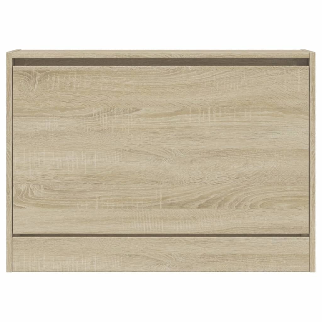 vidaXL Schoenenkast 80x21x57 cm bewerkt hout sonoma eikenkleurig