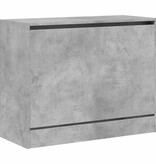 VidaXL Schoenenkast 80x34x63 cm bewerkt hout betongrijs
