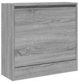 VidaXL Schoenenkast 60x21x57 cm bewerkt hout grijs sonoma eikenkleurig