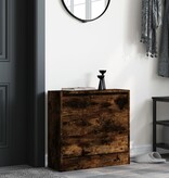 VidaXL Schoenenkast 60x21x57 cm bewerkt hout gerookt eikenkleurig