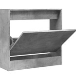 VidaXL Schoenenkast 60x21x57 cm bewerkt hout betongrijs