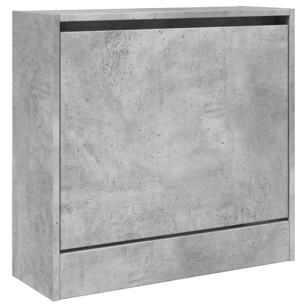 VidaXL Schoenenkast 60x21x57 cm bewerkt hout betongrijs