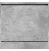 VidaXL Schoenenkast 60x21x57 cm bewerkt hout betongrijs
