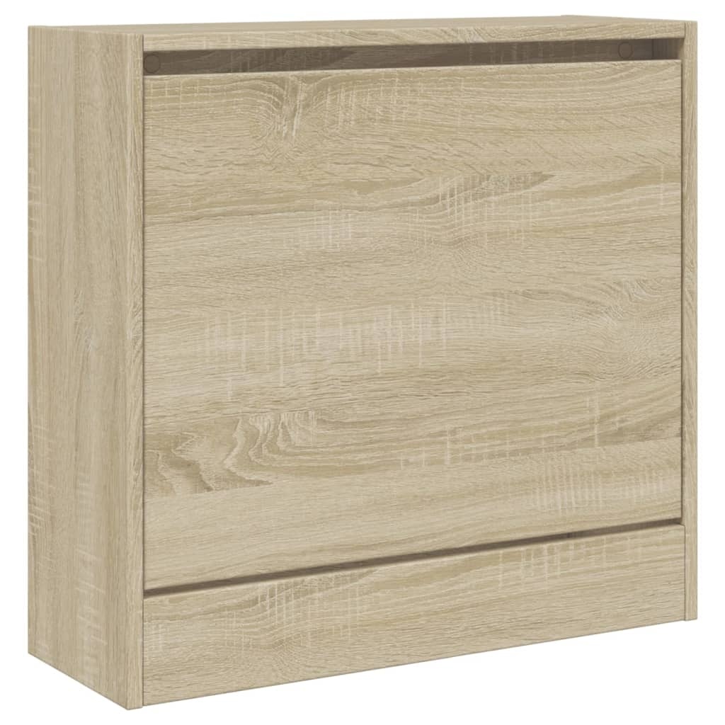 VidaXL Schoenenkast 60x21x57 cm bewerkt hout sonoma eikenkleurig