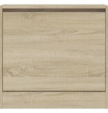VidaXL Schoenenkast 60x21x57 cm bewerkt hout sonoma eikenkleurig