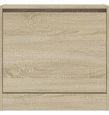 vidaXL Schoenenkast 60x21x57 cm bewerkt hout sonoma eikenkleurig