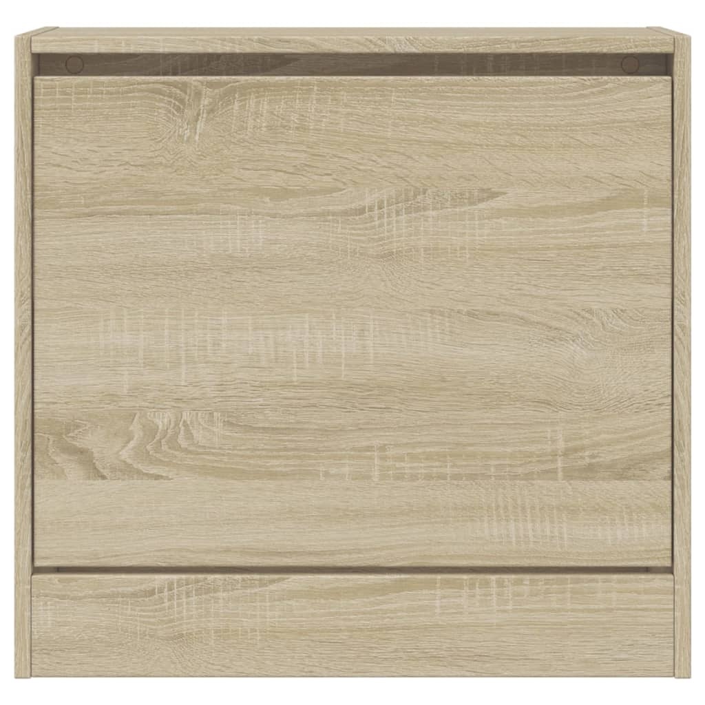 VidaXL Schoenenkast 60x21x57 cm bewerkt hout sonoma eikenkleurig