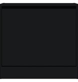 VidaXL Schoenenkast 60x21x57 cm bewerkt hout zwart