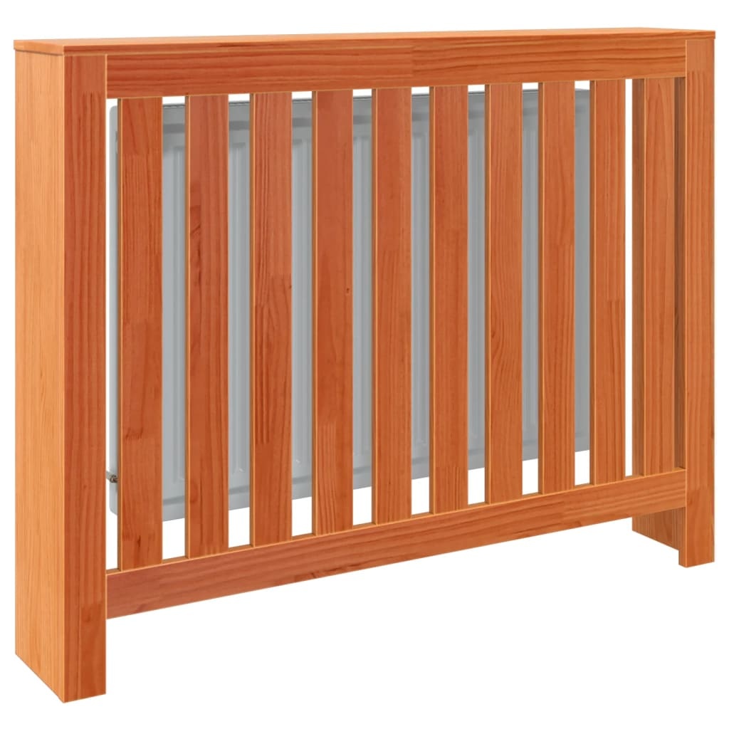 VidaXL Radiatorombouw 108,5x19x84 cm massief grenenhout wasbruin