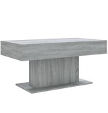 VidaXL Salontafel 96x50x45 cm bewerkt hout grijs sonoma eikenkleurig