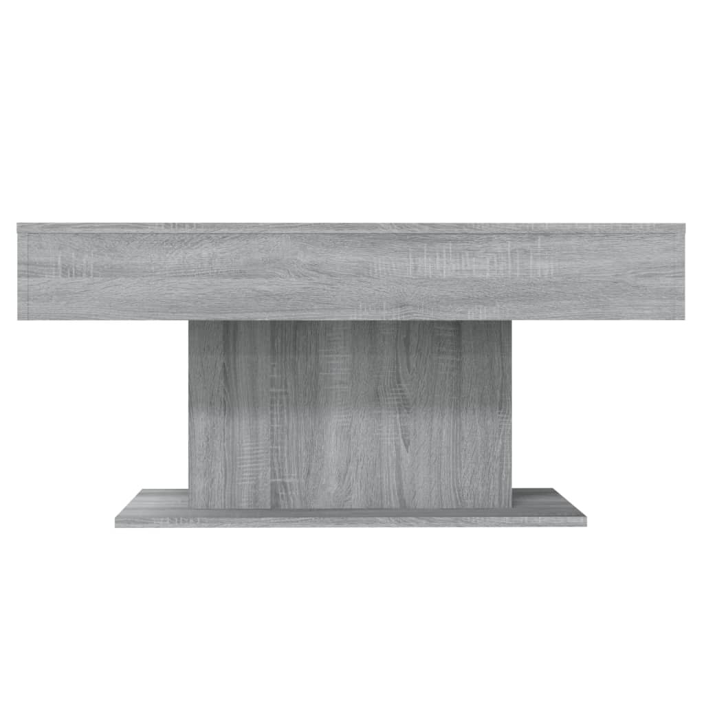VidaXL Salontafel 96x50x45 cm bewerkt hout grijs sonoma eikenkleurig