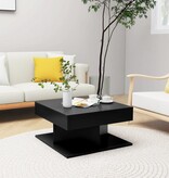 VidaXL Salontafel 57x57x30 cm spaanplaat zwart