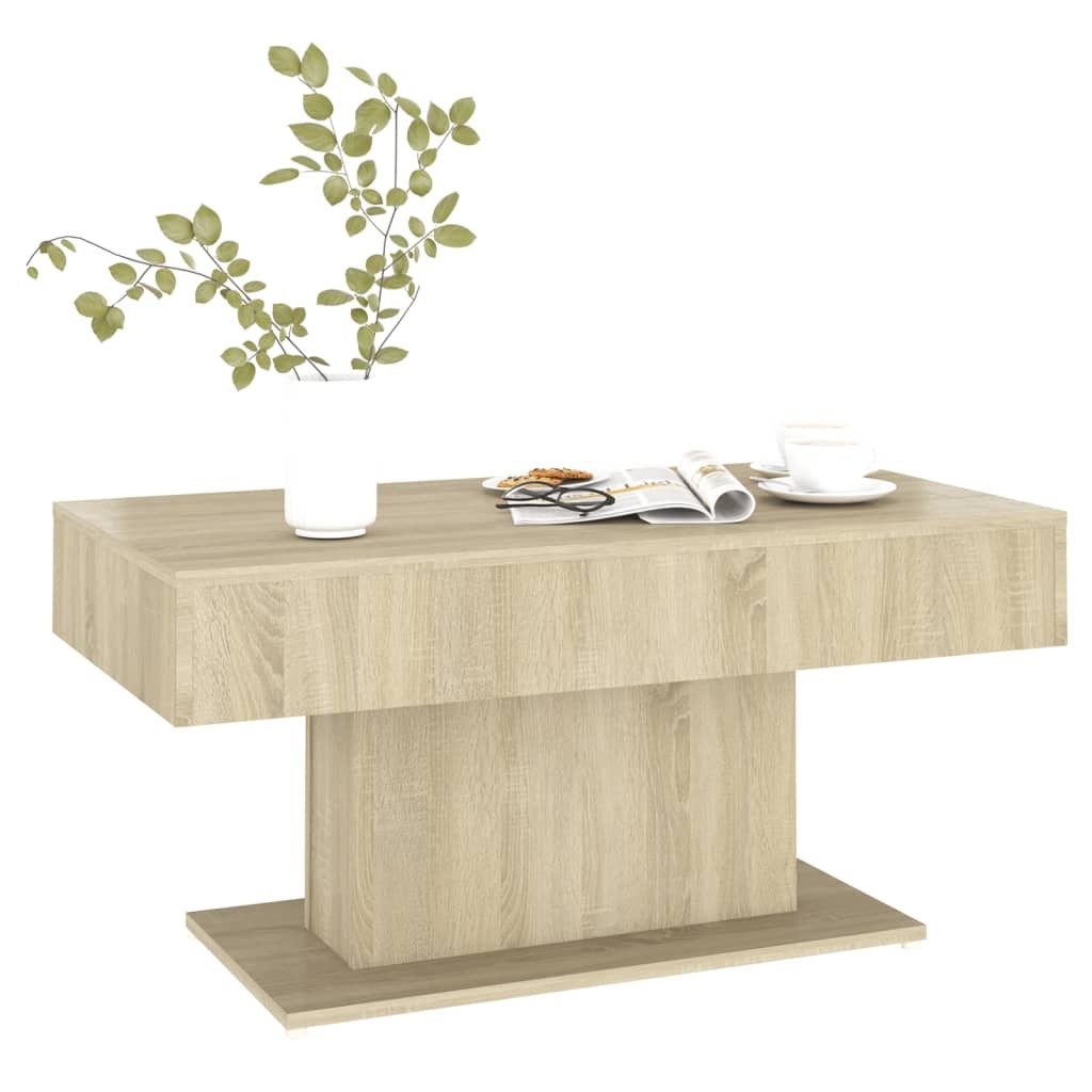 VidaXL Salontafel 96x50x45 cm spaanplaat sonoma eikenkleurig
