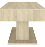 VidaXL Salontafel 96x50x45 cm spaanplaat sonoma eikenkleurig