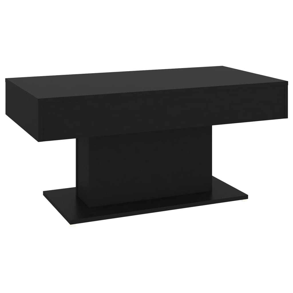 VidaXL Salontafel 96x50x45 cm spaanplaat zwart