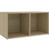 VidaXL Tv-meubel 72x35x36,5 cm spaanplaat sonoma eikenkleurig
