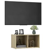 VidaXL Tv-meubel 72x35x36,5 cm spaanplaat sonoma eikenkleurig