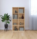 VidaXL Boekenkast/dressoir 66x30x130 cm spaanplaat sonoma eikenkleurig