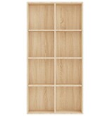 VidaXL Boekenkast/dressoir 66x30x130 cm spaanplaat sonoma eikenkleurig