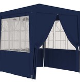 vidaXL Partytent met zijwanden professioneel 90 g/m² 2,5x2,5 m blauw