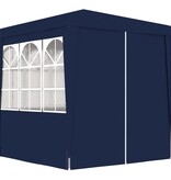 vidaXL Partytent met zijwanden professioneel 90 g/m² 2,5x2,5 m blauw