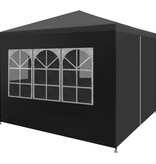 vidaXL Partytent 3x3 m antracietkleurig