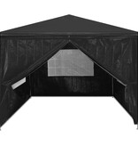 vidaXL Partytent 3x3 m antracietkleurig