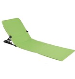 vidaXL Strandmat stoel opvouwbaar PVC groen