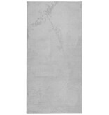 vidaXL Vloerkleed IZA laagpolig Scandinavisch 100x200 cm grijs