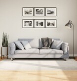 vidaXL Vloerkleed IZA laagpolig Scandinavisch 140x200 cm crèmekleurig