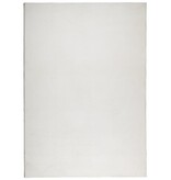 vidaXL Vloerkleed IZA laagpolig Scandinavisch 140x200 cm crèmekleurig