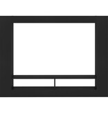 vidaXL Tv-meubel 152x22x113 cm spaanplaat zwart
