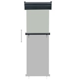 VidaXL Balkonscherm 65x250 cm grijs
