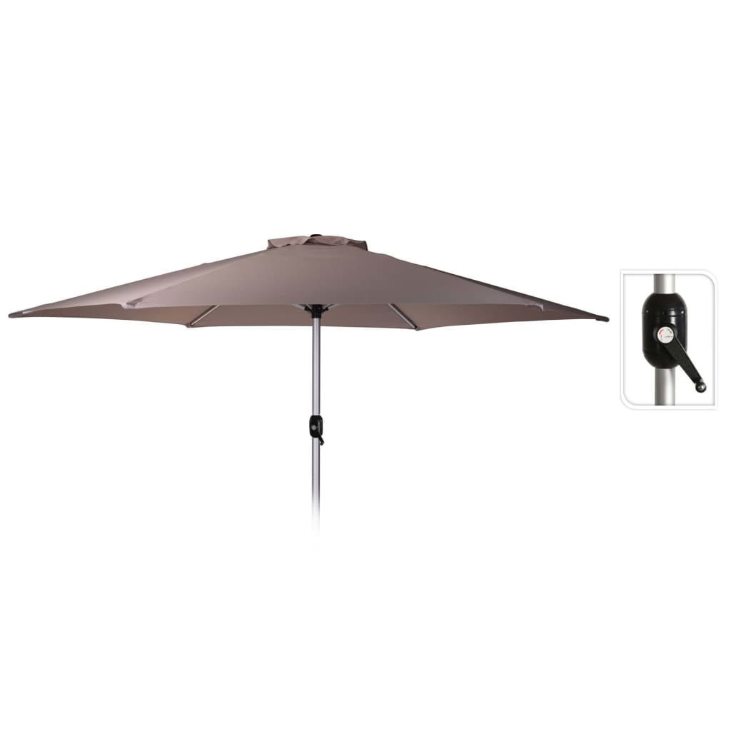 vidaXL Parasol Mardi 270 cm taupe