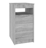 VidaXL Ladekast 40x50x76 cm bewerkt hout grijs sonoma eikenkleurig