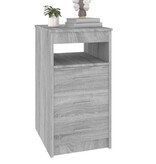 VidaXL Ladekast 40x50x76 cm bewerkt hout grijs sonoma eikenkleurig