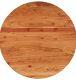 vidaXL Tafelblad rond Ø 70x2,5 cm massief acaciahout