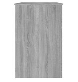 VidaXL Bureau 100x50x76 cm bewerkt hout grijs sonoma eikenkleurig