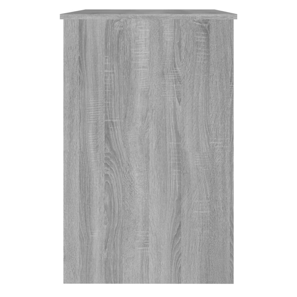 VidaXL Bureau 100x50x76 cm bewerkt hout grijs sonoma eikenkleurig