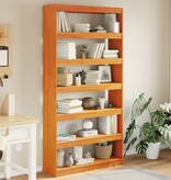 Boekenkast / kamerscherm 100x30x199,5 cm massief grenenhout