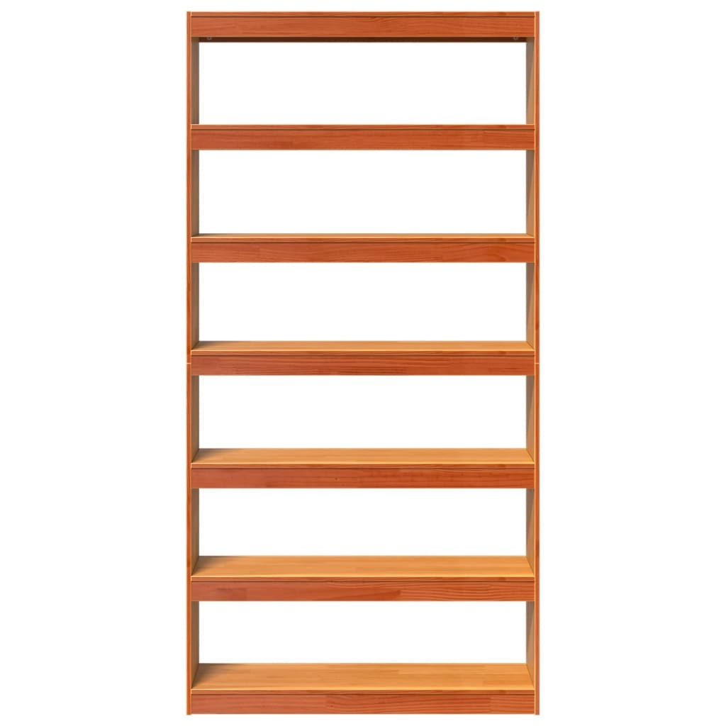 Boekenkast / kamerscherm 100x30x199,5 cm massief grenenhout